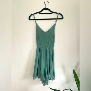 Green Fab’rik cotton romper, size M